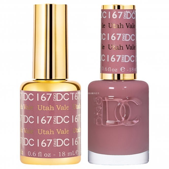 DND DND DC Duo Gel & Nail Polish Set - Utah Vale 167 - 2 x 18ml