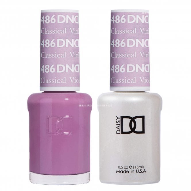 DND DND Duo Gel & Nail Polish Set - Classical Violet 486 - 2x15ml