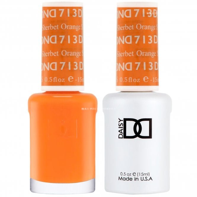 DND DND Duo Gel & Nail Polish Set - Orange Sherbet 713 - 2 x 15ml