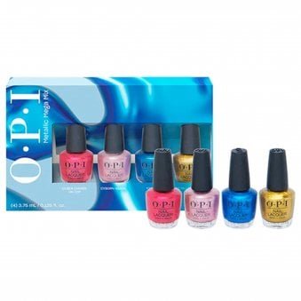 Metallic Mega Mix Autumn 2024 Mini Nail Polish 4 Piece Gift Set (4 x 3.75ml)